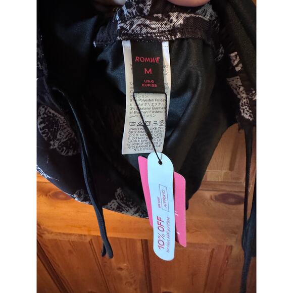 Kelsey Wilson Studio Fairycore Butterfly Print Drawstring Ruched Dress M NWT - Picture 6 of 9